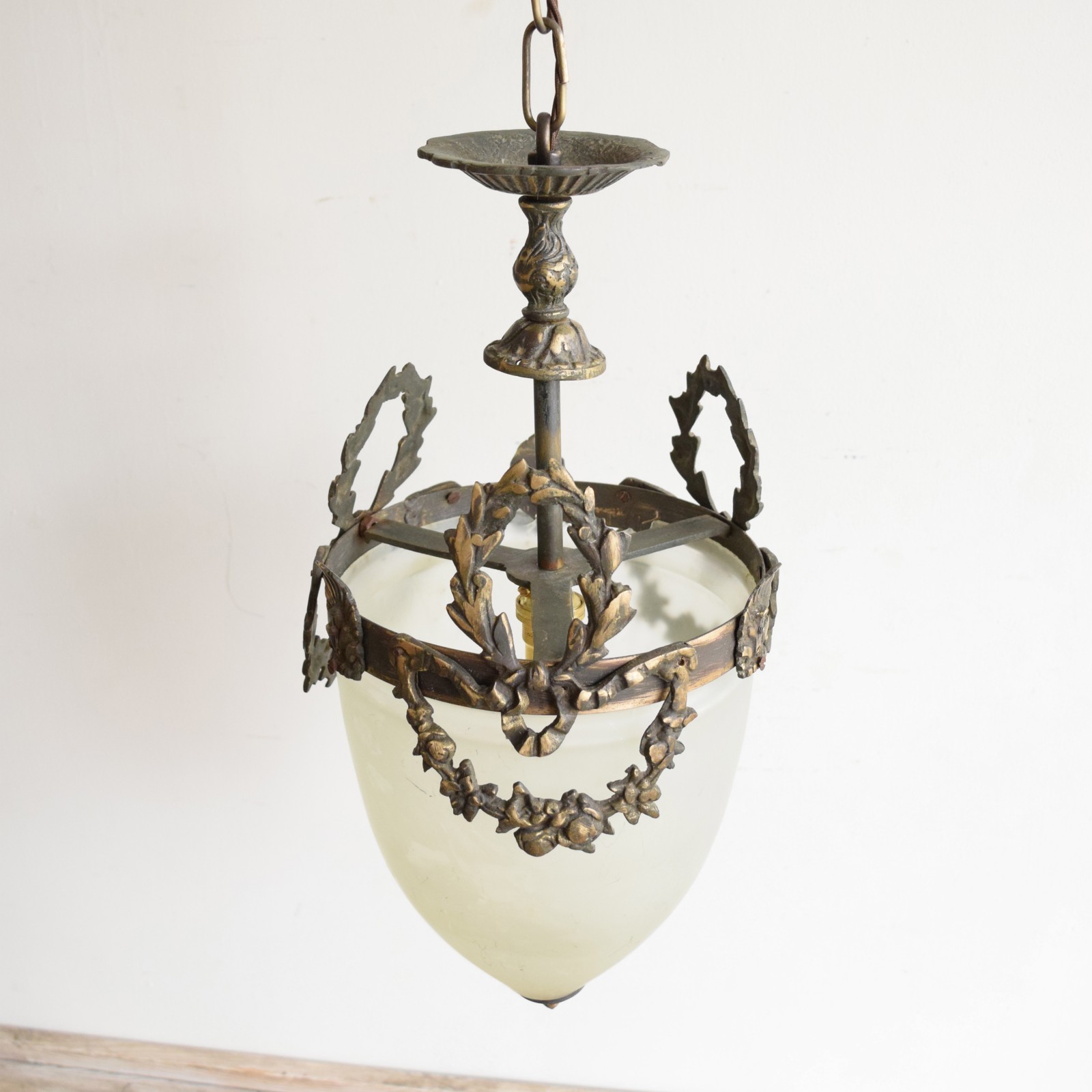 Pendant with Frosted Glass Shade