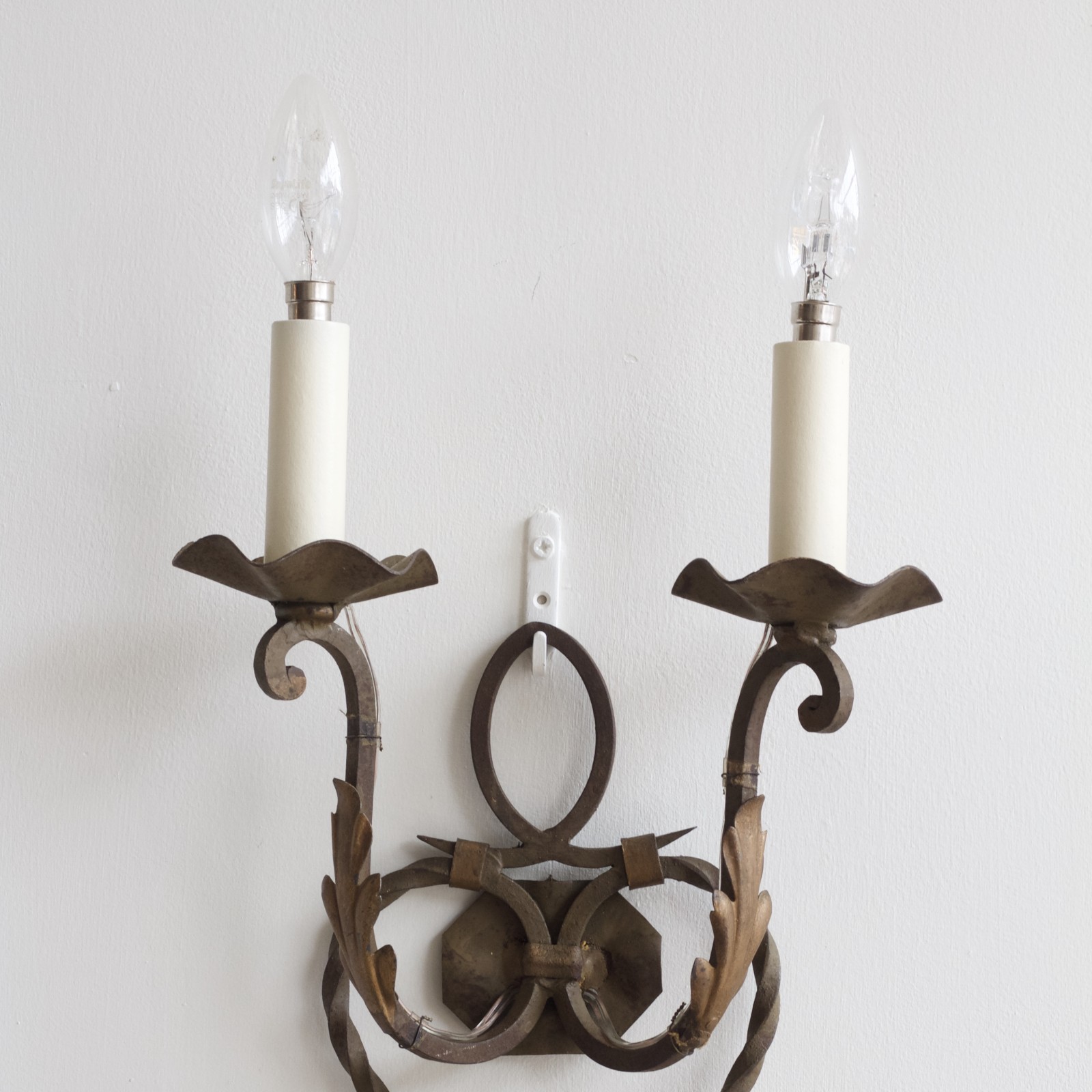 Wrought Iron Wall Light