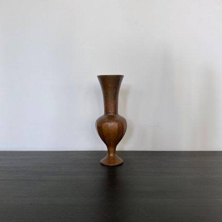 Small Turkish Hammered Brass Vase