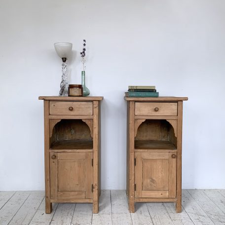Pair of Pine Bedsides