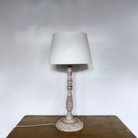 Distressed Painted Table Lamp