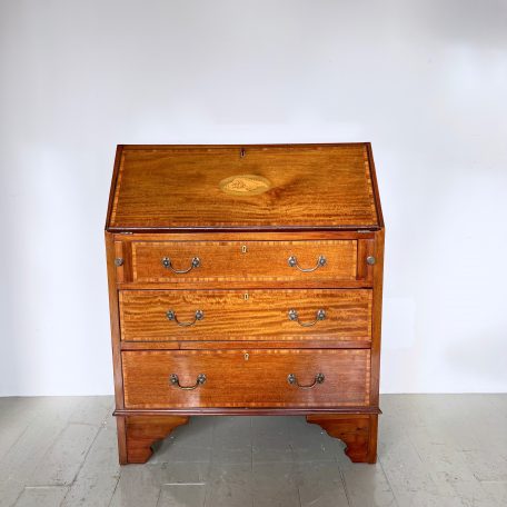 Small Veneered Bureau with Conch Marquetry