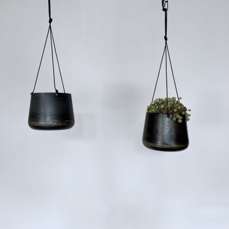 Contemporary Reclaimed Iron Hanging Planters