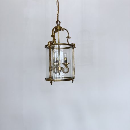 Ornate French Brass Lantern