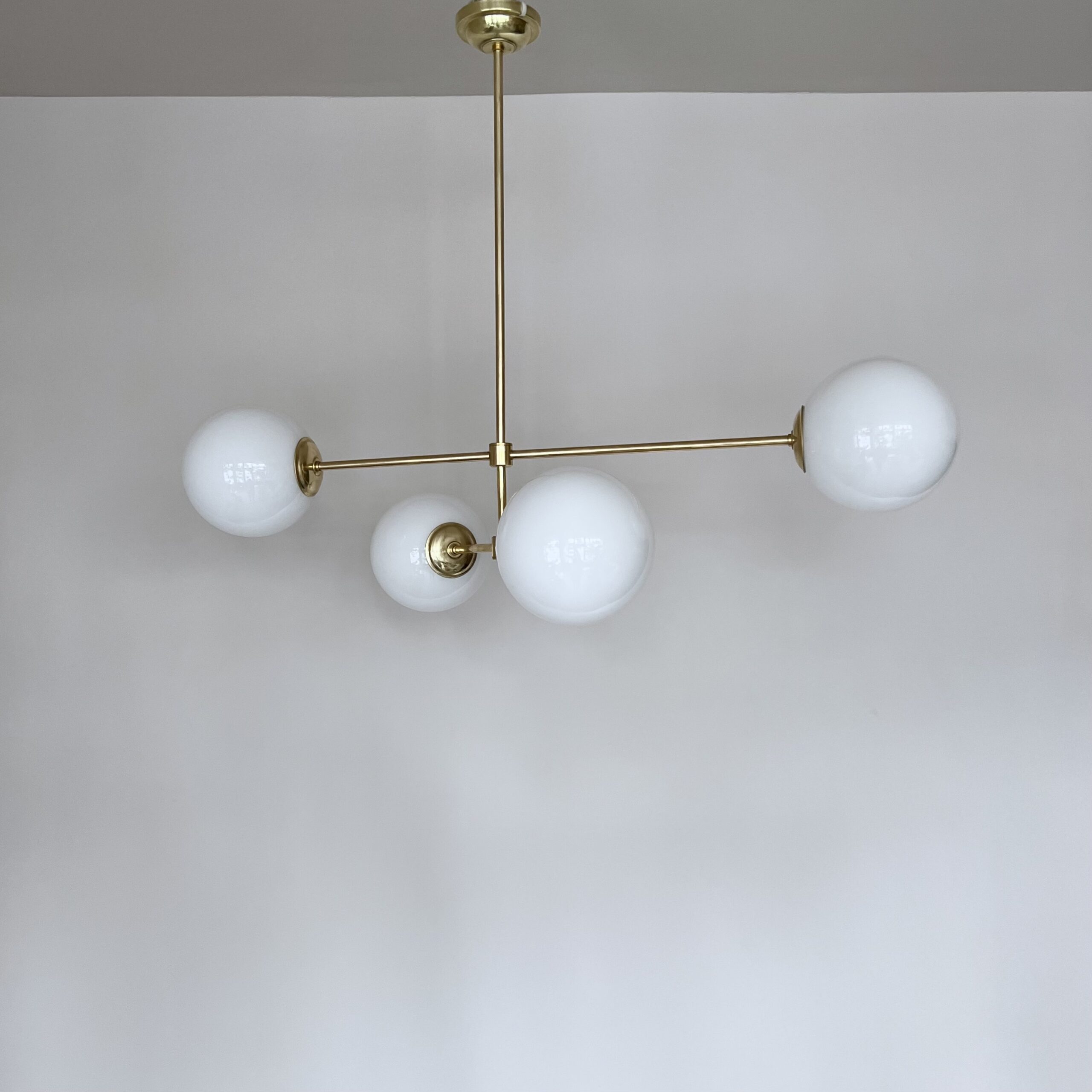 Bespoke Sputnik Brass Chandelier