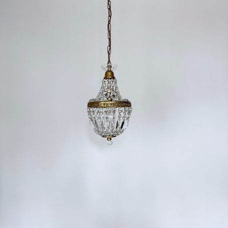 Late 20th Century Small Brass Balloon Chandelier