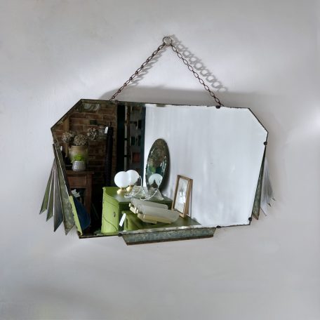 Art Deco Bevelled Edge Mirror