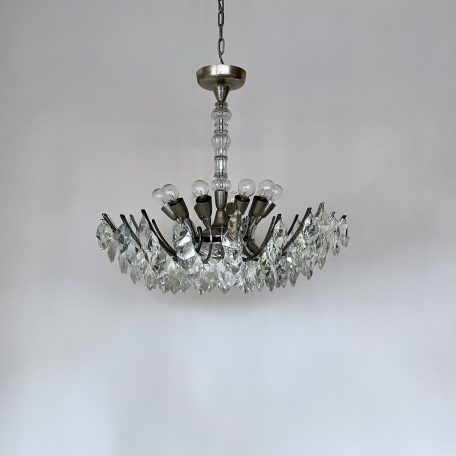 Multi Arm Chandelier with Crystal Iceberg Drops