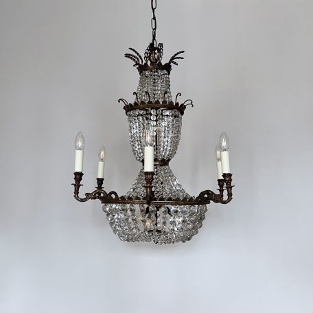 Early 20th Century French Balloon Chandelier