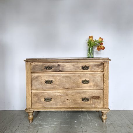 Waxed Pine Chest of Drawers