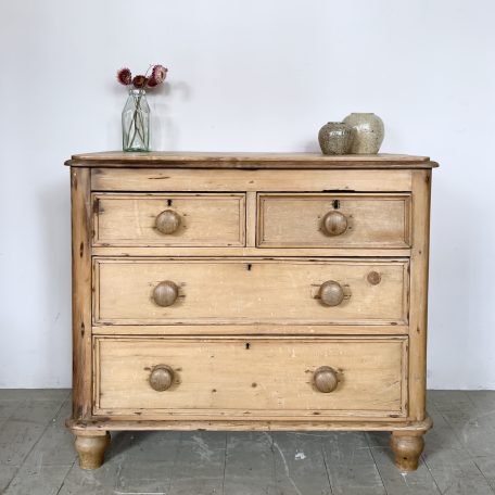 Waxed Pine Chest of Drawers
