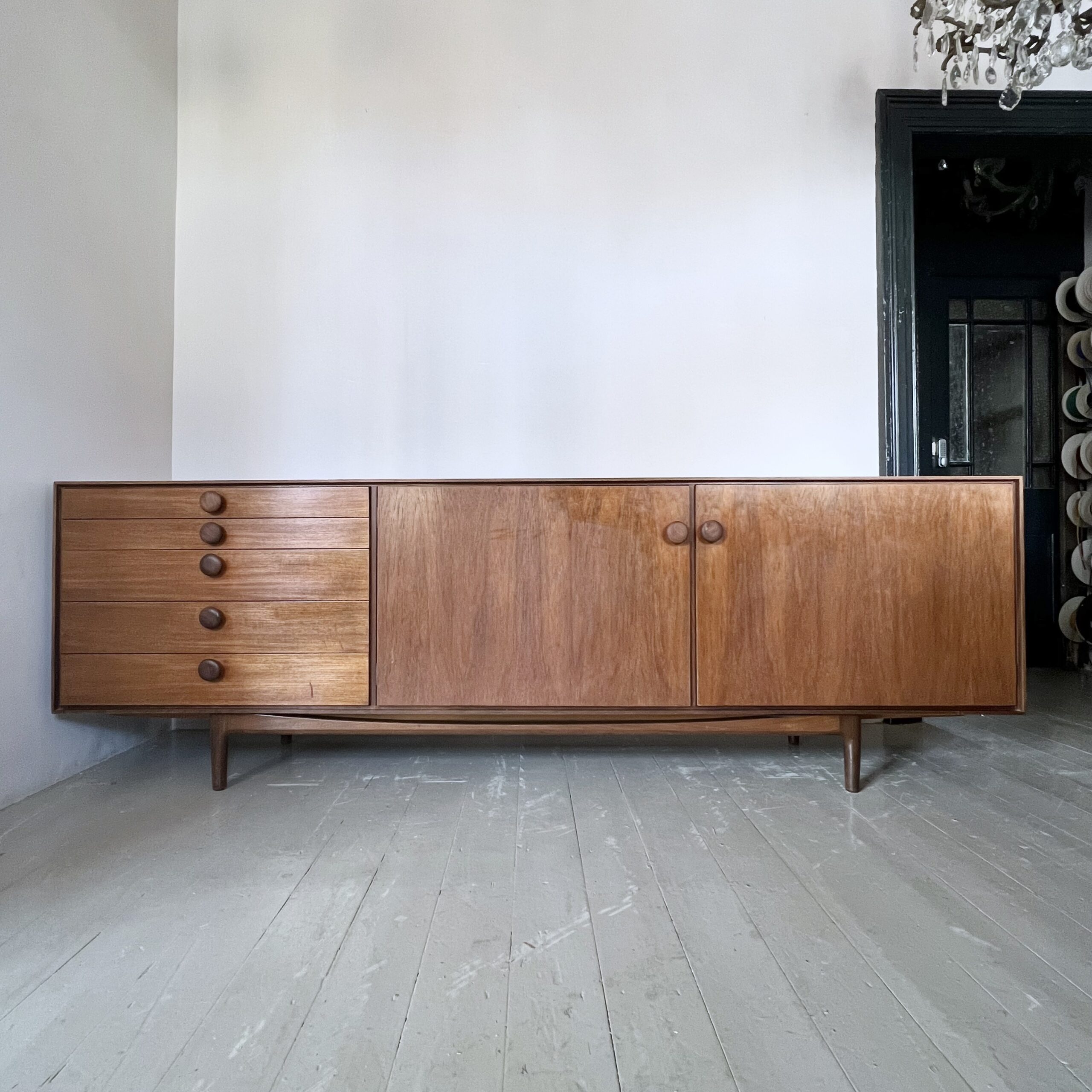 Large Mid Century Teak Sideboard