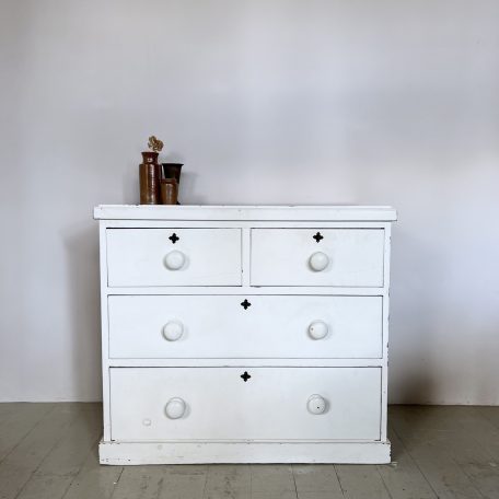 Painted White Chest of Drawers