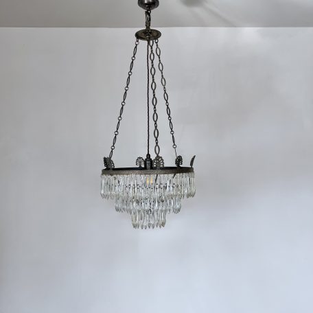 English 19th Century Waterfall Chandelier by F&C Osler