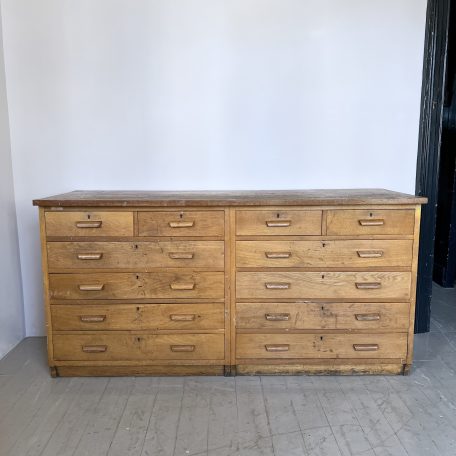 Large Mid Century Bank of Drawers