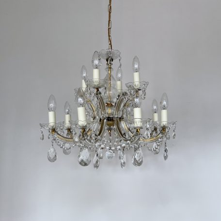 Large Marie Thérèse Chandelier with Harlequin Pear Drops