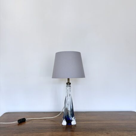 Blue Glass Table Lamp