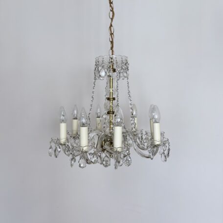 French Bohemian Crystal Chandelier