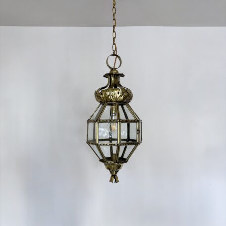 Large Decorative Brass Lantern