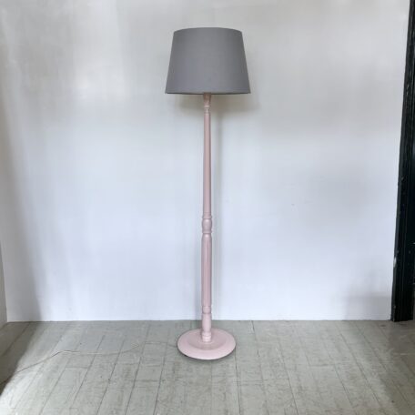 Painted Pink Floor Lamp