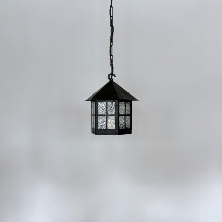 Small Black Hexagonal Lantern