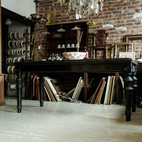 Ebonised Victorian Dining Table