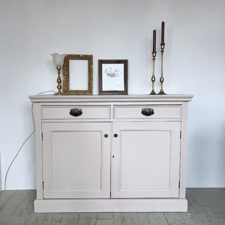 Newly Painted Mahogany Cabinet