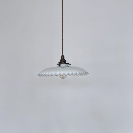 French Handkerchief Frill Glass Shade
