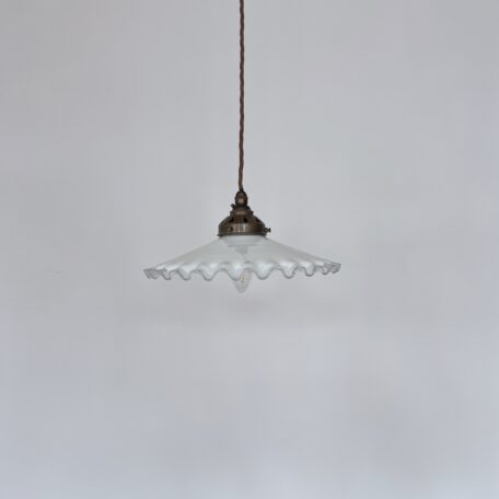 French Handkerchief Glass Shade