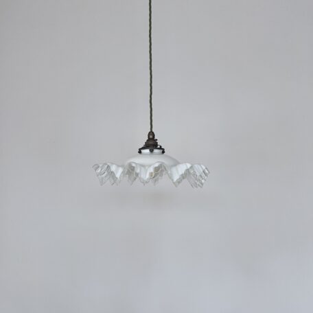 French Handkerchief Shade with Clear Edge
