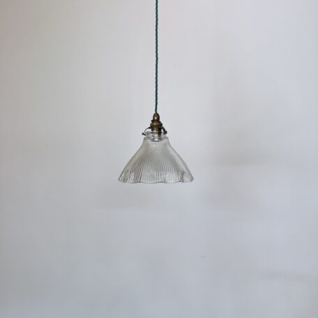 Frilled Holophane Style Shade