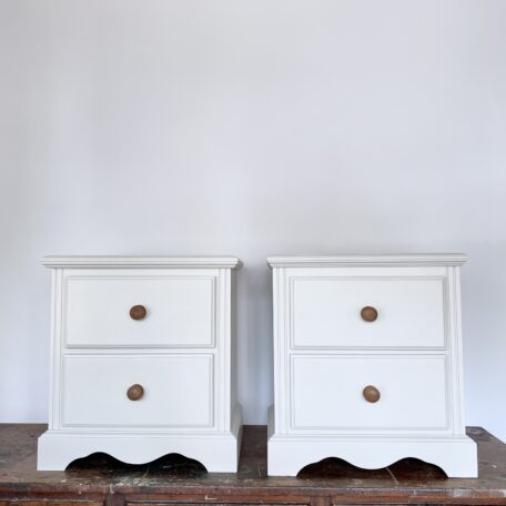 Pair of Newly Painted Bedside Drawers