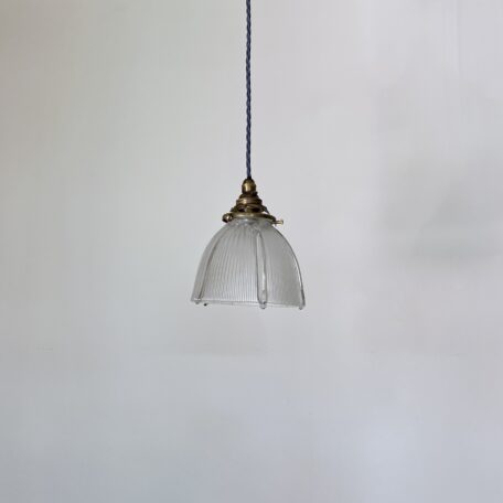 Small Frosted Stamped Holophane Shade