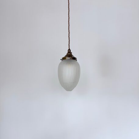 Frosted Acorn Glass Shade