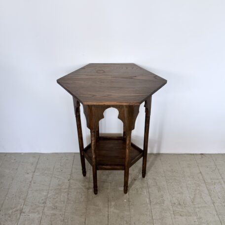 Small Arts & Crafts Style Hexagonal Table