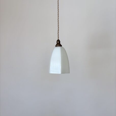 Contemporary White Hexagonal Shade