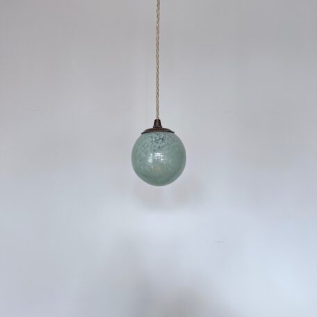 Small Green Mottled Globe Shade