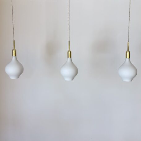 Three Mid Century Matte Shades