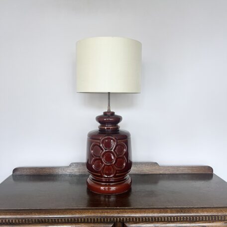 1970s West German Pottery Lamp