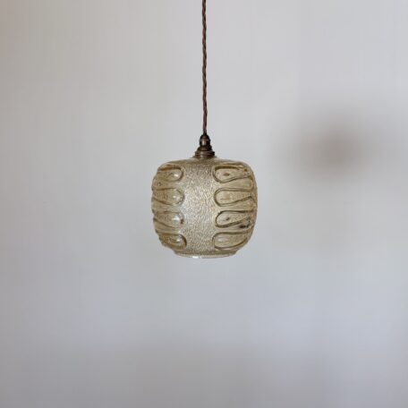 Amber Textured Glass Shade