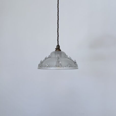 French Frosted Deco Glass Shade