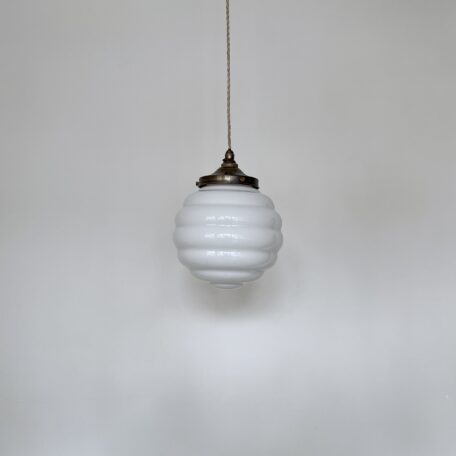 Enclosed Opaline Glass Shade