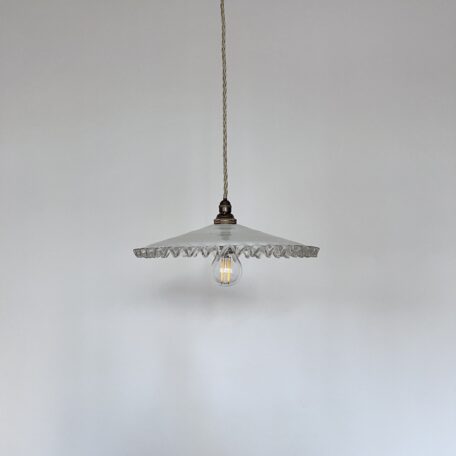 French Handkerchief Glass Shade