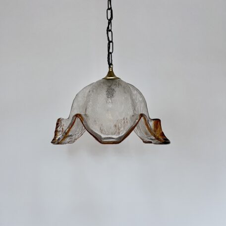 Large Murano Floral Mazzega Glass Shade