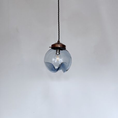 Murano for Mazzega Blue Glass Shade